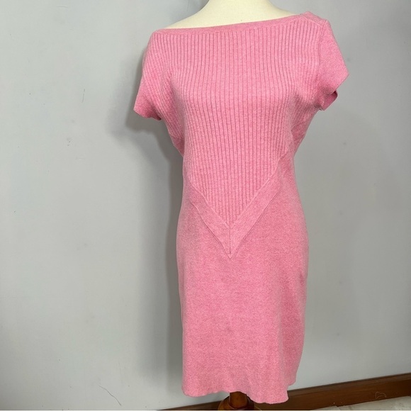 Victor Glemaud Pink Mini Dress Cashmere Sweater Knit Bodycon Barbie - Picture 9 of 13